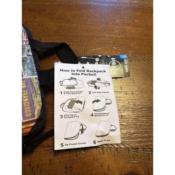 Hard Rock Packable Backpack New Colorful - Picture 2 of 5